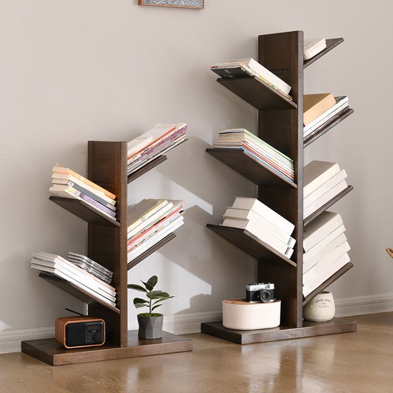 Scandinavian Open Storage Shelf Bookcase with Shelves for Home Office