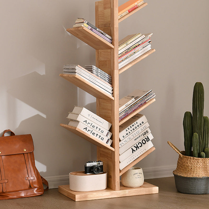 Scandinavian Open Storage Shelf Bookcase with Shelves for Home Office