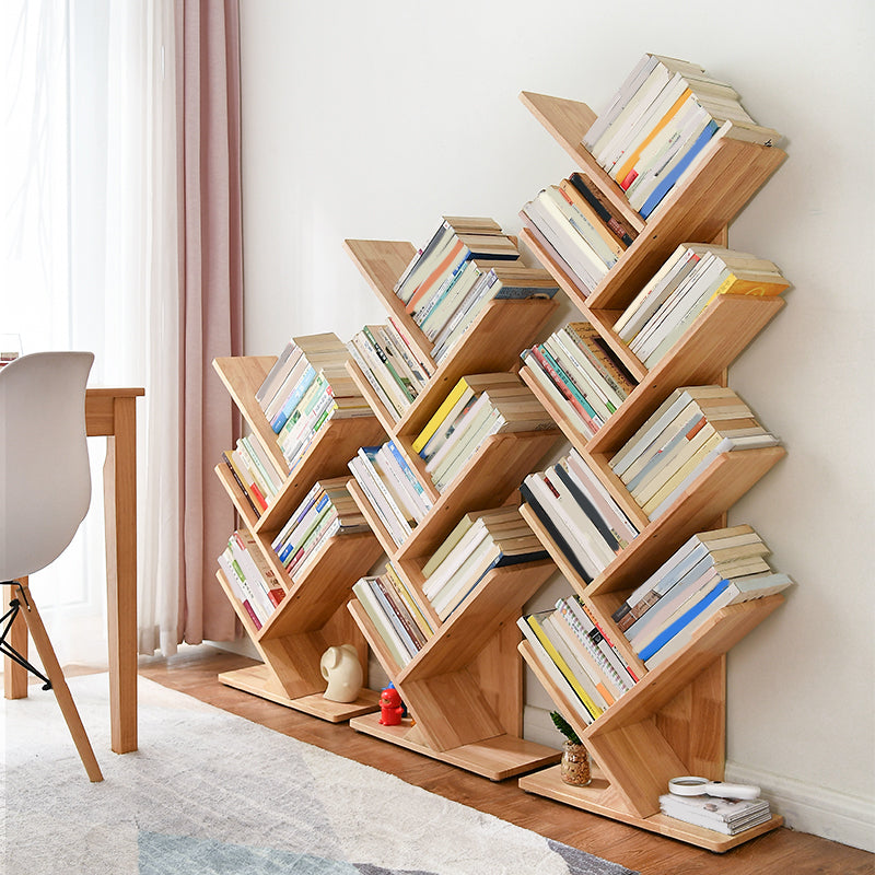 Scandinavian Open Storage Shelf Bookcase Shelves Included for Home Office