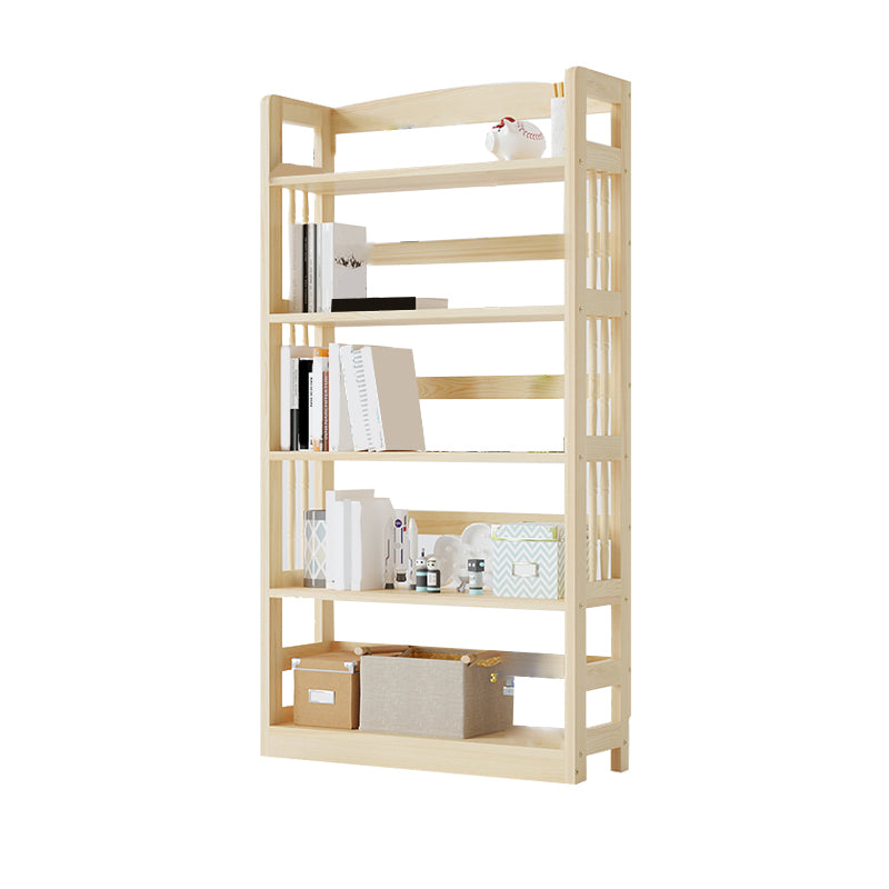 Scandinavian Open Shelf Bookcase Shelves Included for Home Office