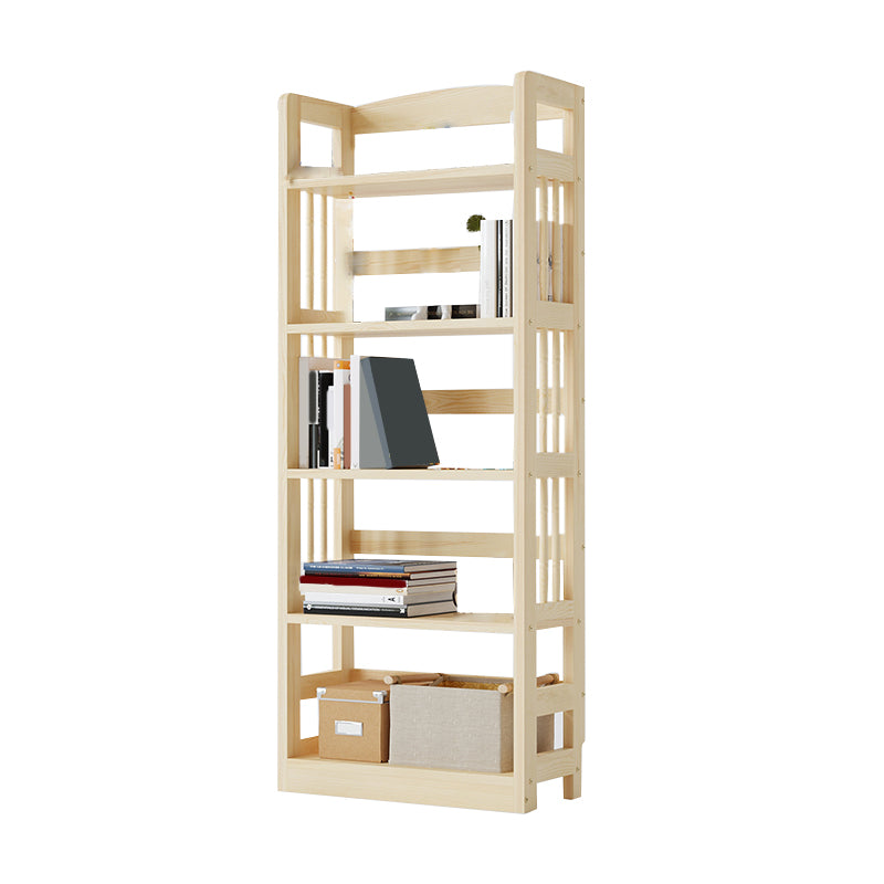 Scandinavian Open Shelf Bookcase Shelves Included for Home Office