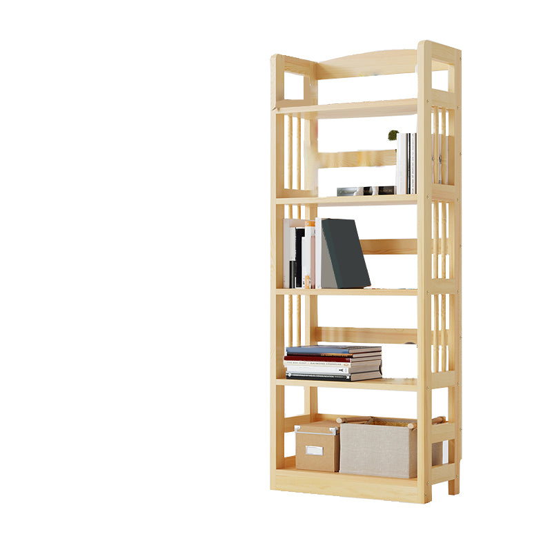 Scandinavian Open Shelf Bookcase Shelves Included for Home Office
