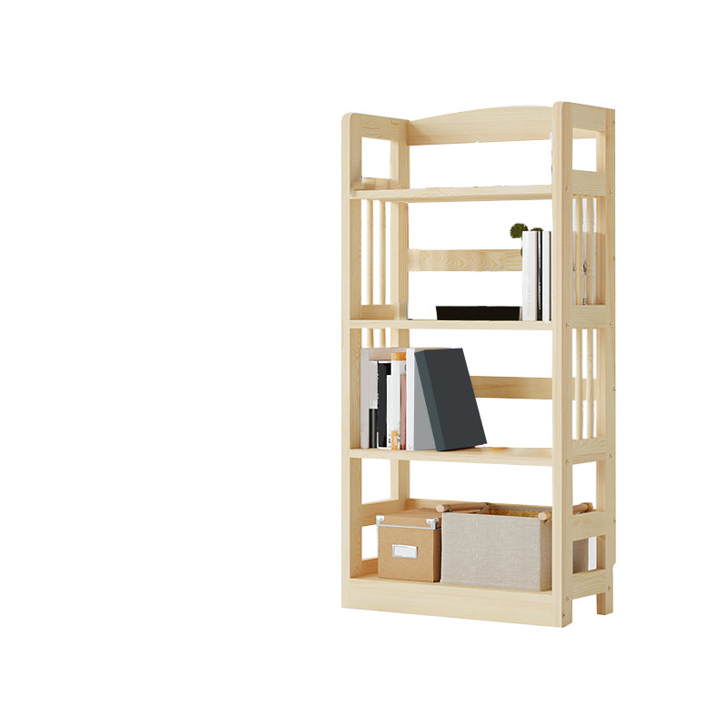Scandinavian Open Shelf Bookcase Shelves Included for Home Office