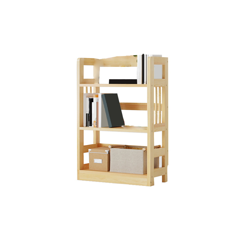 Scandinavian Open Shelf Bookcase Shelves Included for Home Office