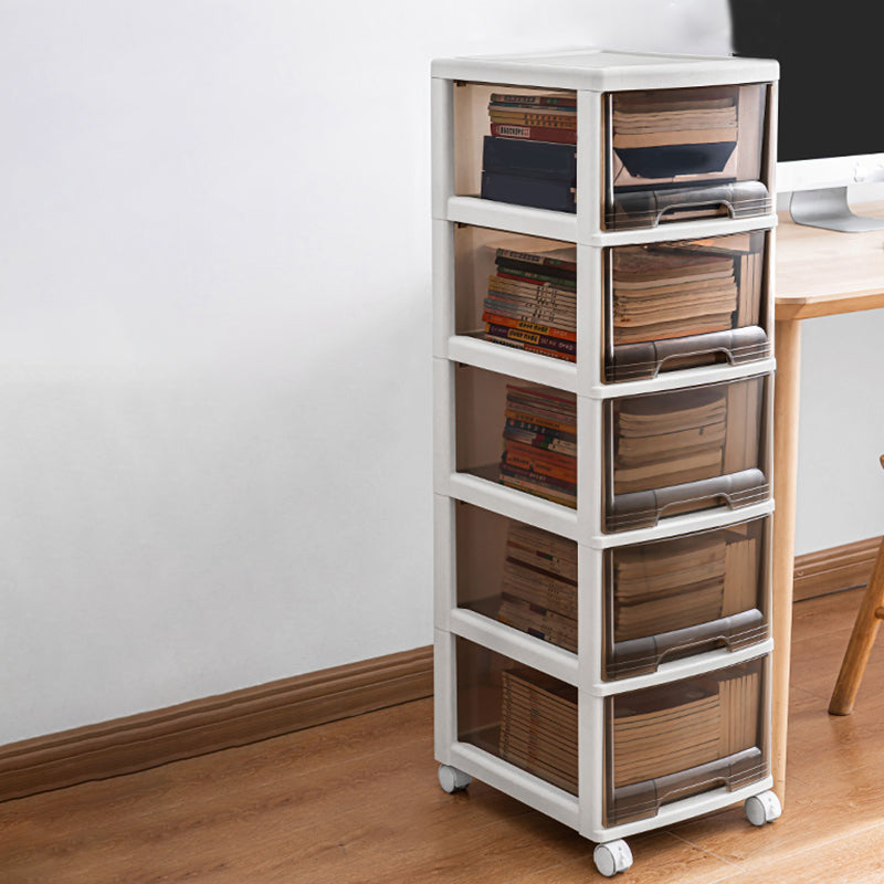 Modern Plastic Filing Cabinet Drawers Storage File Cabinet for Office