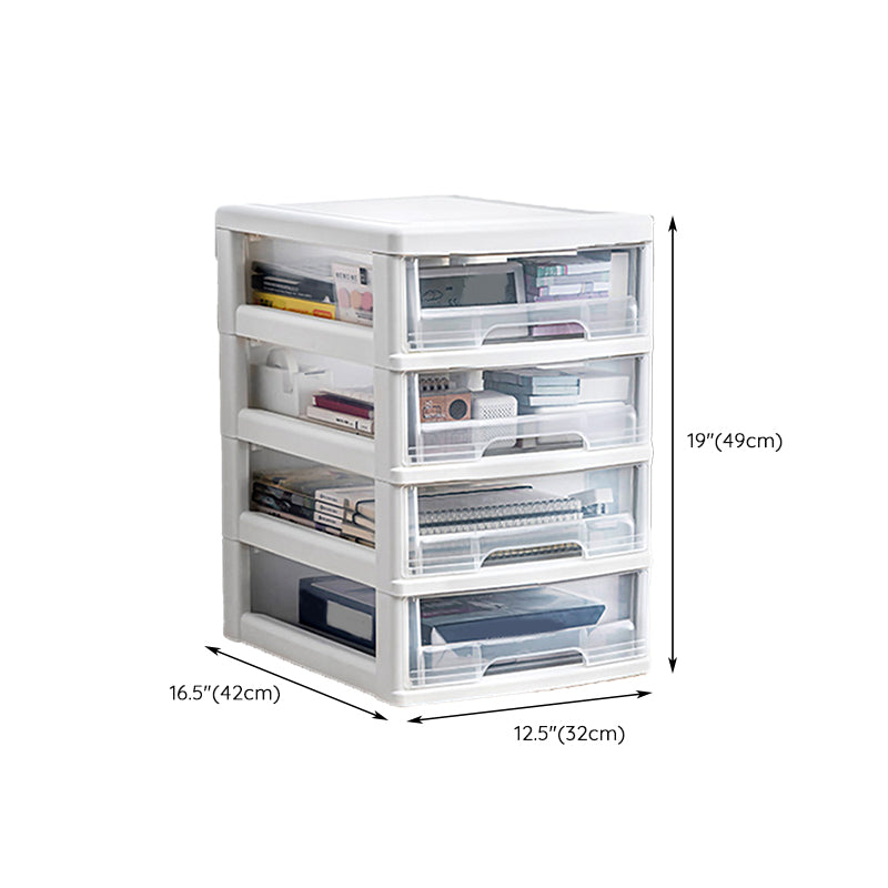 Modern Plastic Filing Cabinet Drawers Storage File Cabinet for Office