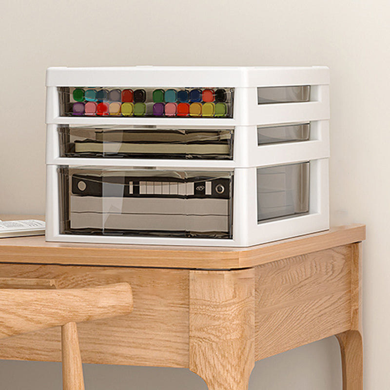 Transparent Filing Cabinet Modern Plastic Drawers File Cabinet