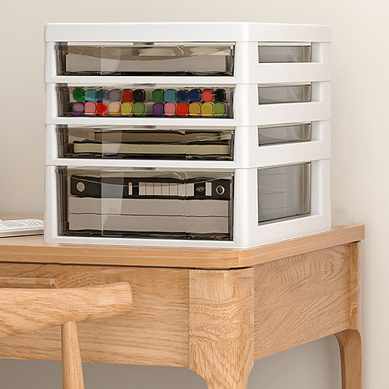 Transparent Filing Cabinet Modern Plastic Drawers File Cabinet