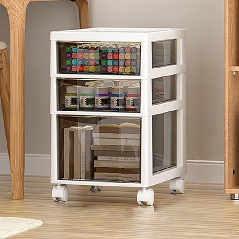 Transparent Filing Cabinet Modern Plastic Drawers File Cabinet