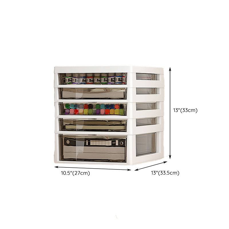 Transparent Filing Cabinet Modern Plastic Drawers File Cabinet