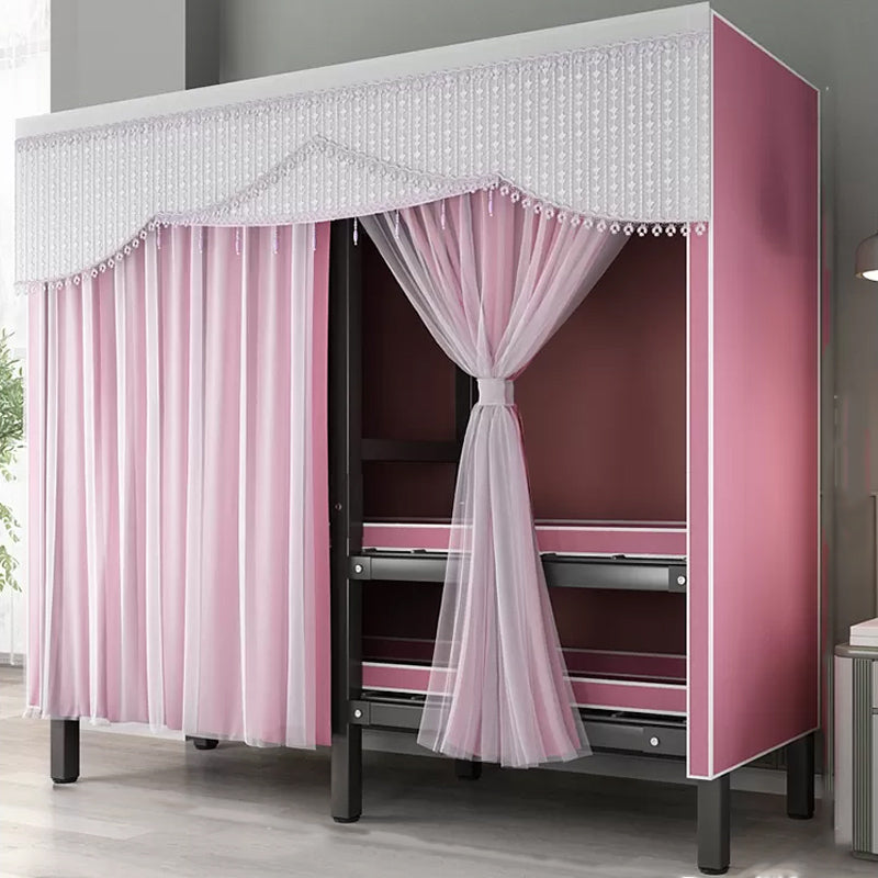 Foldable Metal Frame Wardrobe Wardrobe Freestanding Wardrobe with Garment Rod