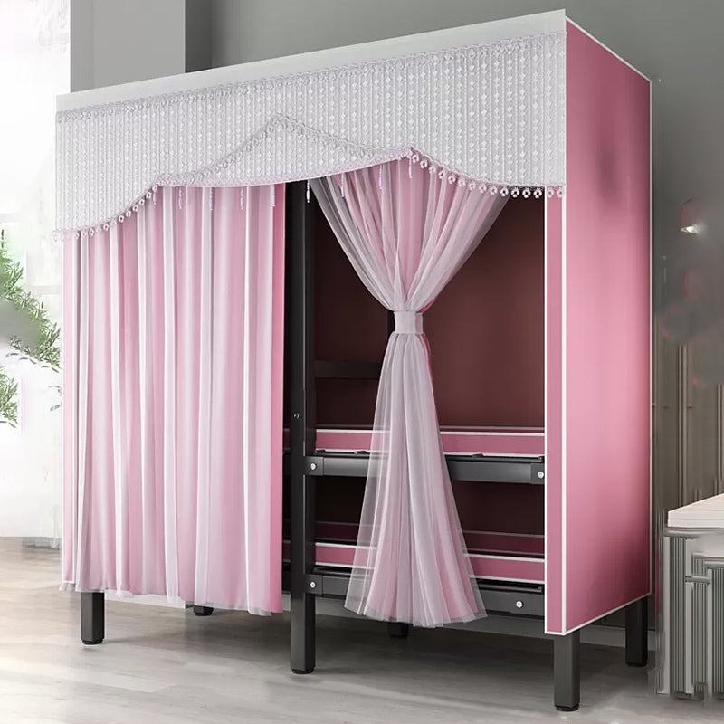 Foldable Metal Frame Wardrobe Wardrobe Freestanding Wardrobe with Garment Rod