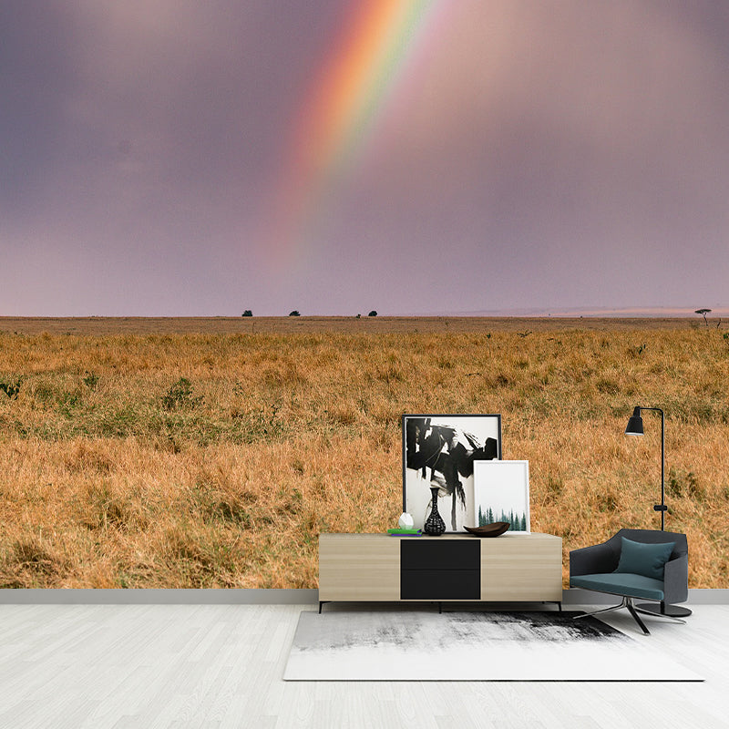 Horizontalt Photography Mildew Wall Mural Landscapes for Living Room