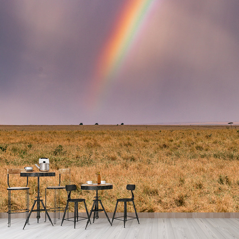 Horizontalt Photography Mildew Wall Mural Landscapes for Living Room