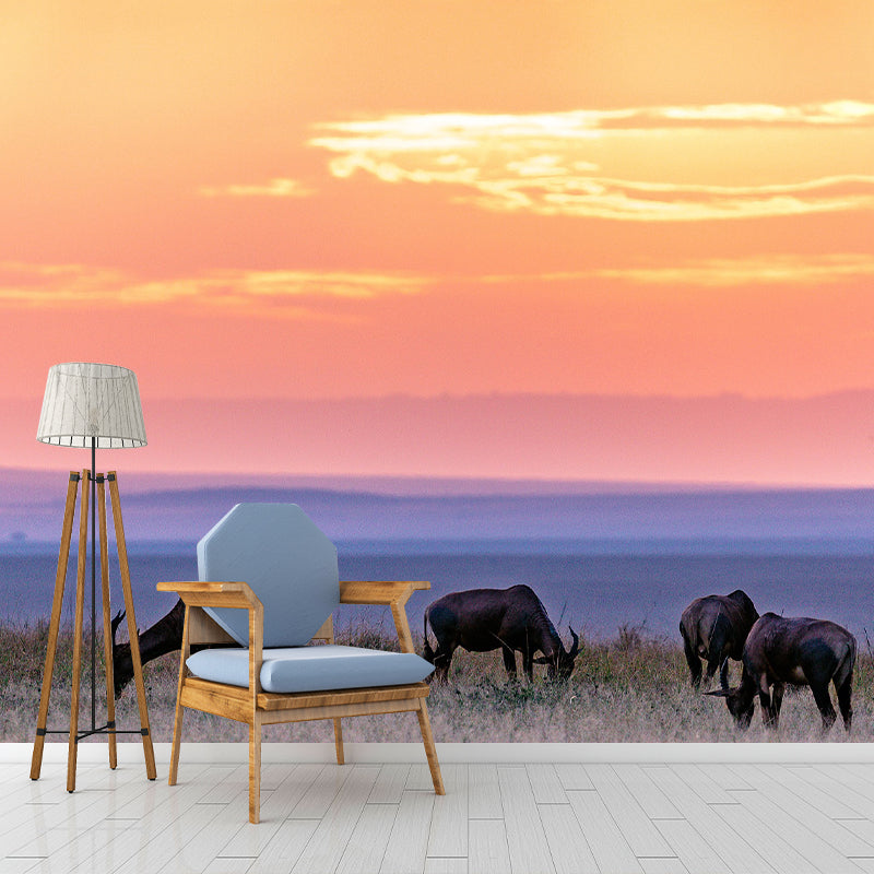 Horizontalt Photography Mildew Wall Mural Landscapes for Living Room