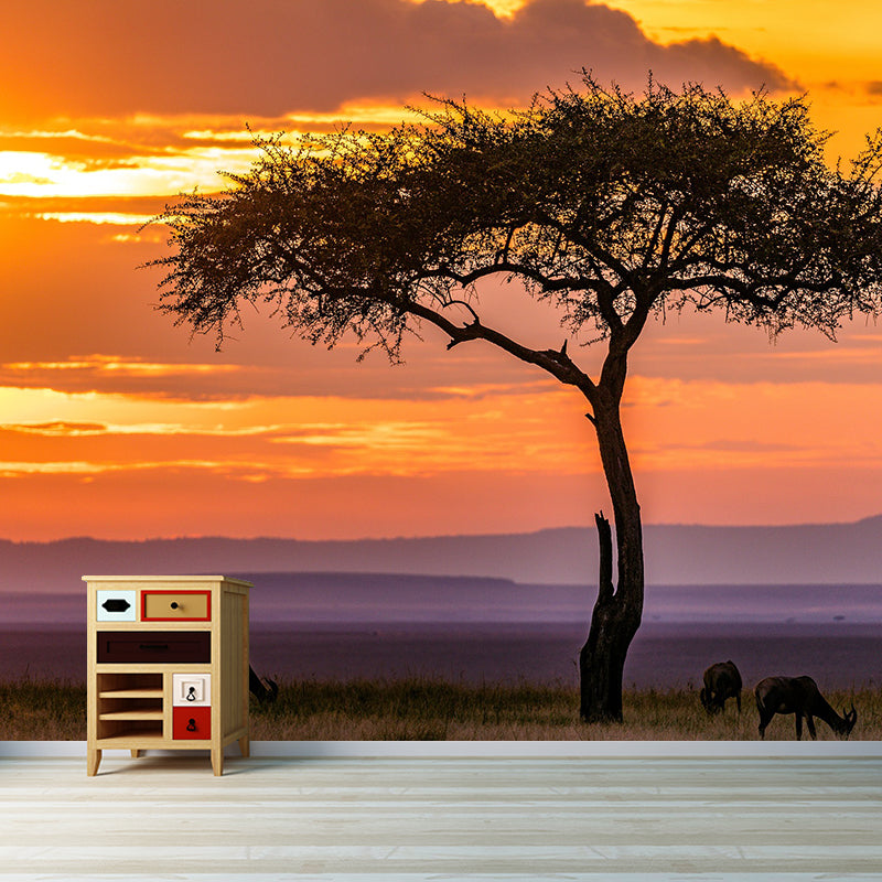 Horizontalt Photography Mildew Wall Mural Landscapes for Living Room