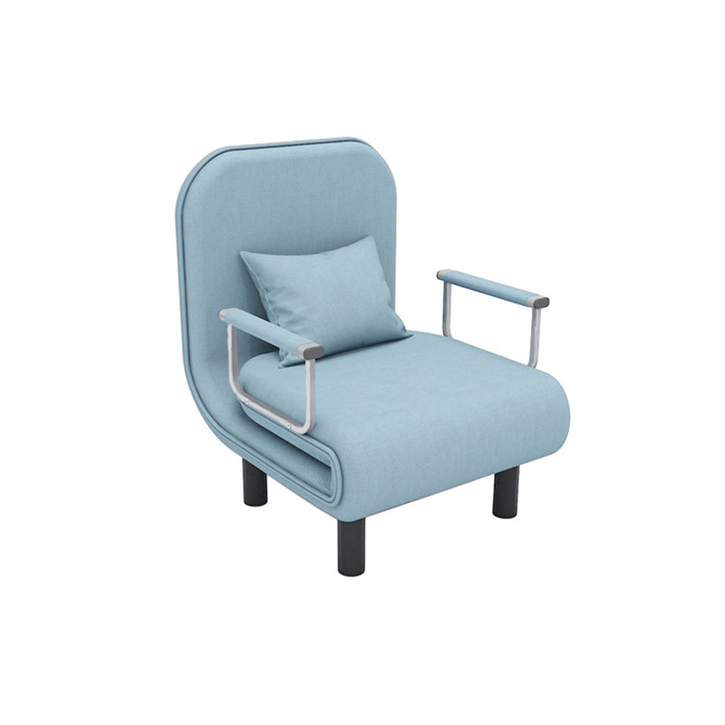 Removable Cushions Sleeper Sofa Contemporary Square Arms Sofa Bed