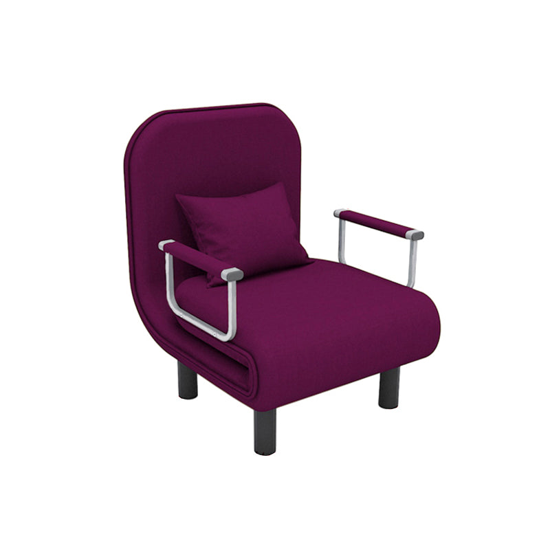 Removable Cushions Sleeper Sofa Contemporary Square Arms Sofa Bed