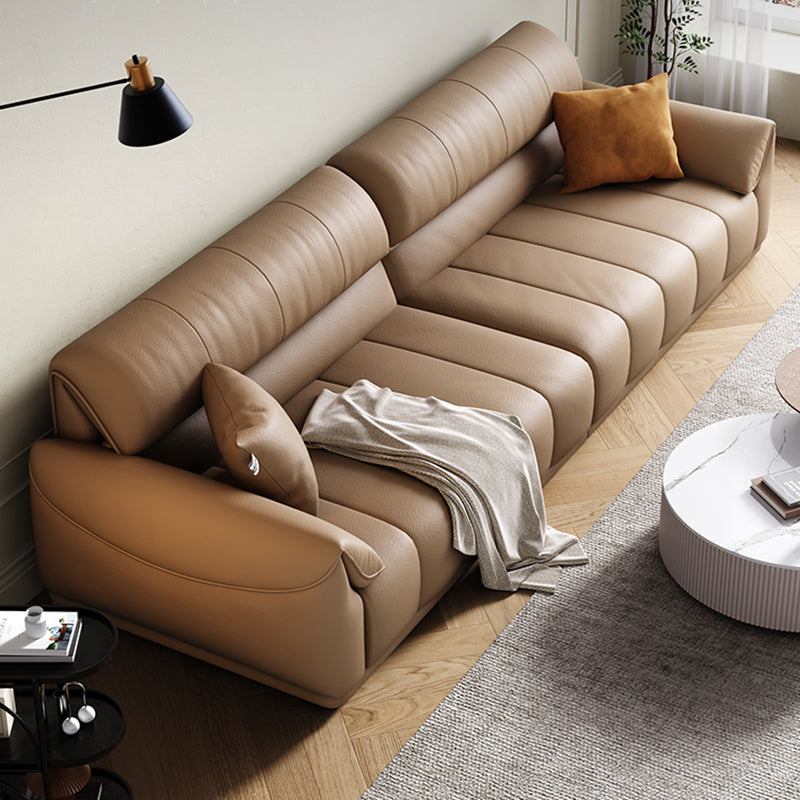 Contemporary Sectional with Pillow Top Arm Living Room Sectional sofa