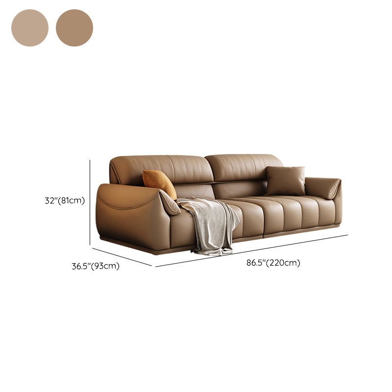 Contemporary Sectional with Pillow Top Arm Living Room Sectional sofa