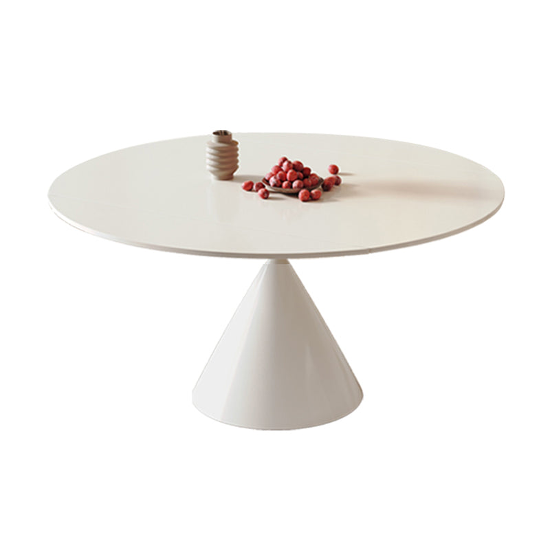 Contemporary Extendable Sintered Stone Top Dining Table with Chairs