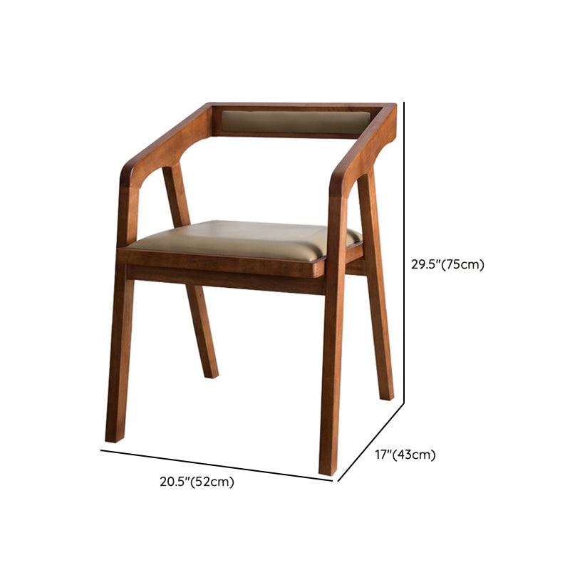 Contemporary Style Rectangle Solid Wood Dining Table with Chairs