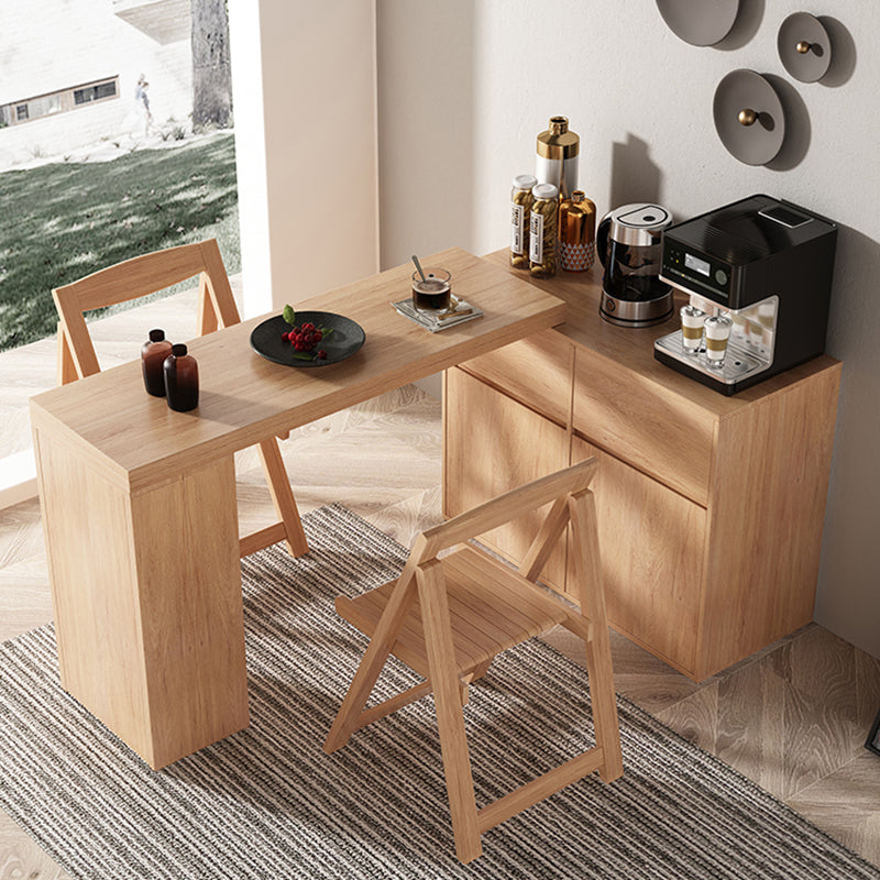 1/3/5 Piece Contemporary Wood Dining Room Chair and Table Set