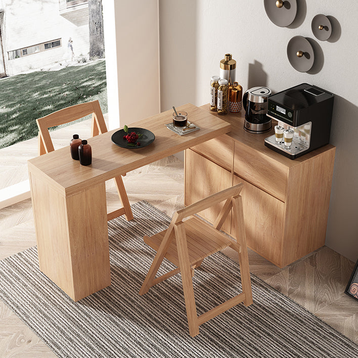 1/3/5 Piece Wood Contemporary Style Dining Room Chair and Table Set