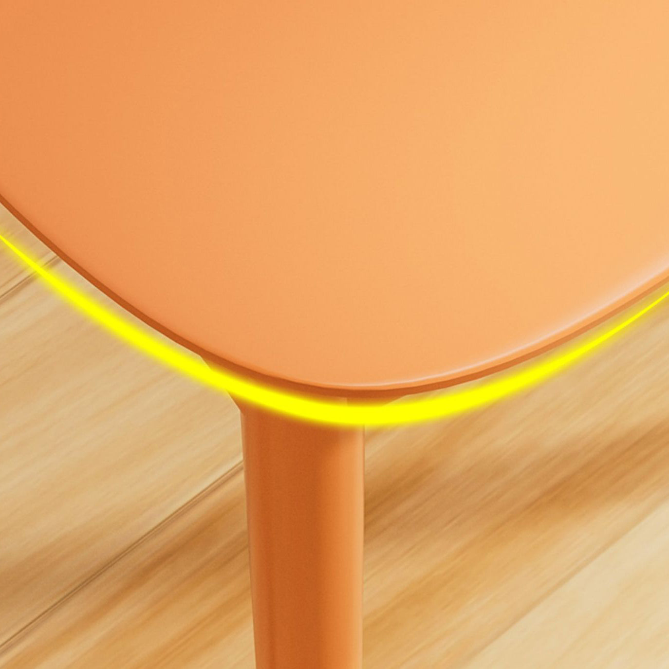 Modern Dining Room Plastic Open Back Stackable Dining Side Chair