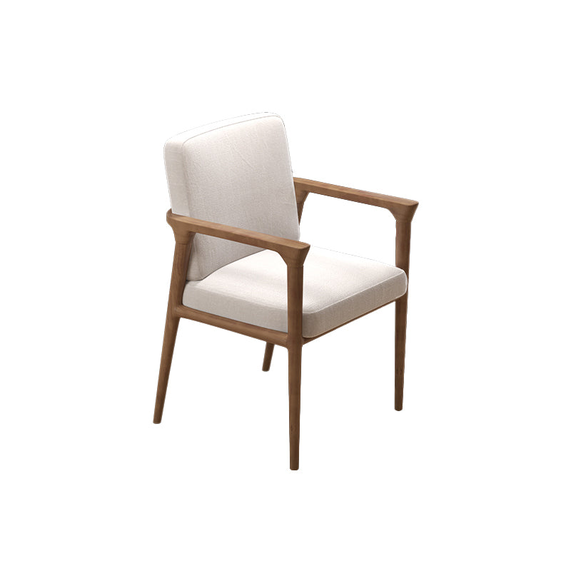 Contemporary Dining Room Solid Wood Open Back Side Dining Chair