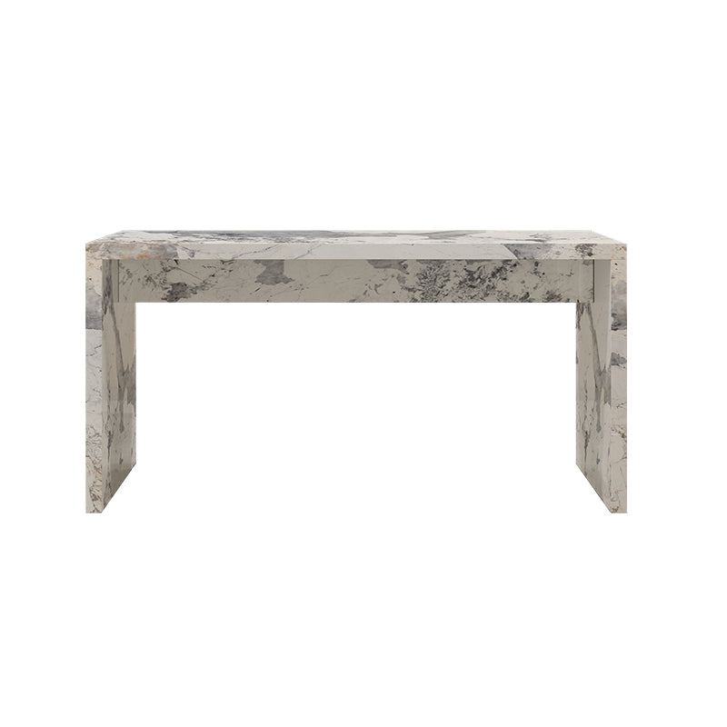 Contemporary Living Room Rectangle Double pedestal Bar Dining Table