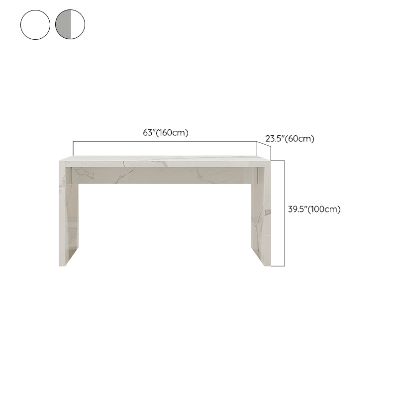 Contemporary Living Room Rectangle Double pedestal Bar Dining Table