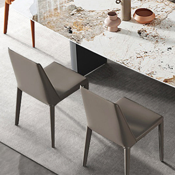 Modern Faux Leather Dining and Accent Chairs for Dining Room