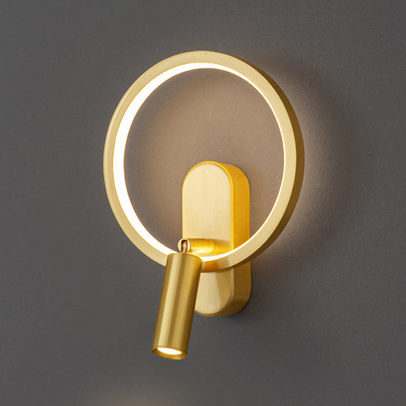 Modern Simple Wall Mount Lamp 2 Lights LED with Acrylic Shade for Living Room