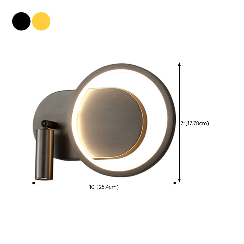 Modern Simple Wall Mount Lamp 2 Lights LED with Acrylic Shade for Living Room
