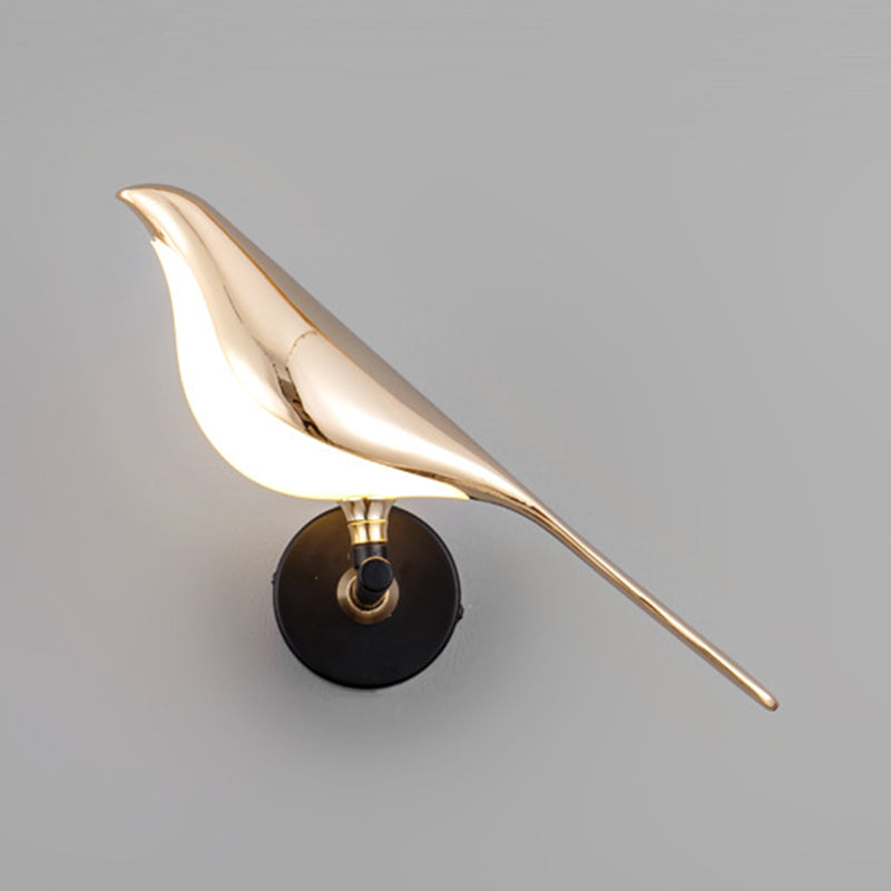Bird Shape Wall Mount Lamp Modern Style LED with Acrylic Shade for Living Room