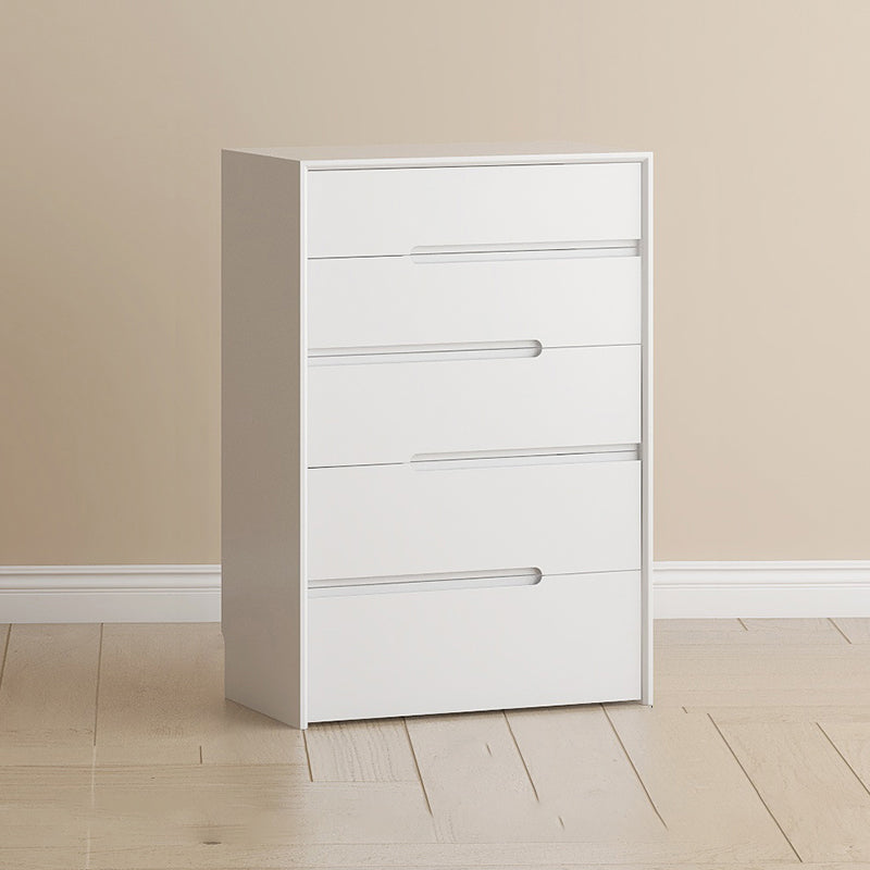 Scandinavian Vertical Storage Chest with Soft-Close Drawers for Home