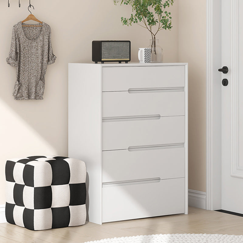 Scandinavian Vertical Storage Chest with Soft-Close Drawers for Home