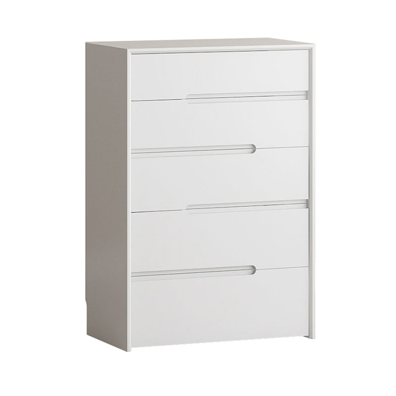 Scandinavian Vertical Storage Chest with Soft-Close Drawers for Home