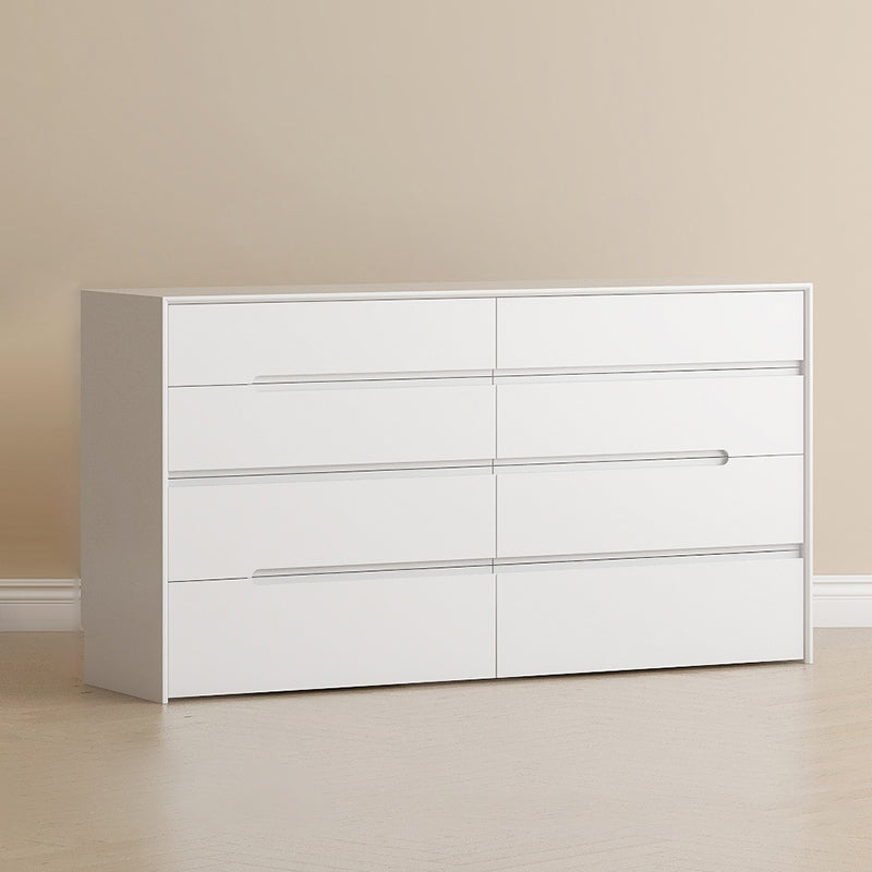 Modern Horizontal Storage Chest with 8 Soft-Close Drawers for Home