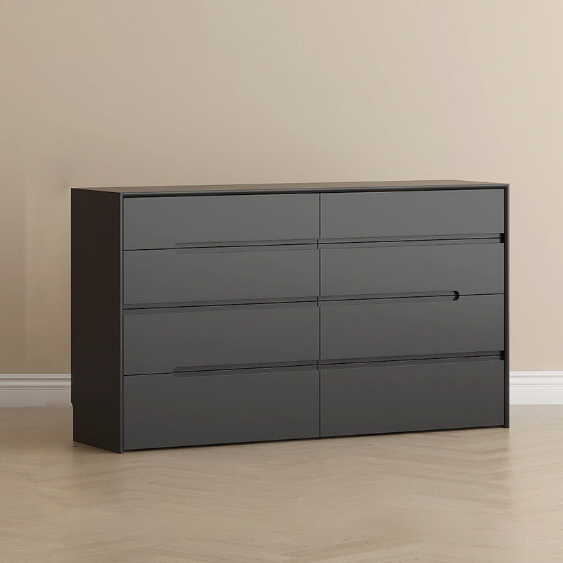 Modern Horizontal Storage Chest with 8 Soft-Close Drawers for Home