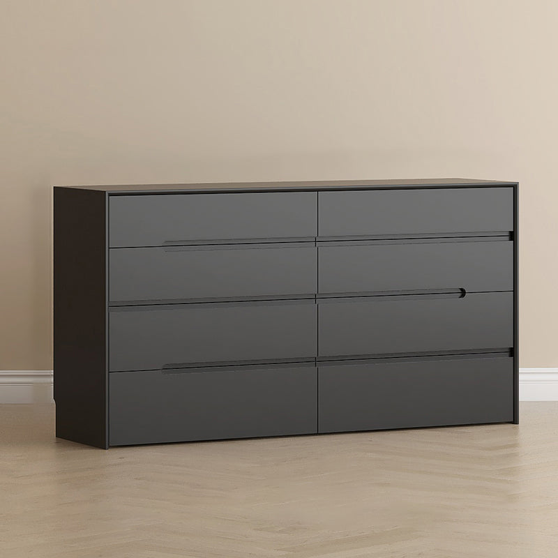 Modern Horizontal Storage Chest with 8 Soft-Close Drawers for Home