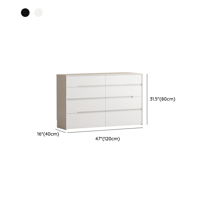Modern Horizontal Storage Chest with 8 Soft-Close Drawers for Home