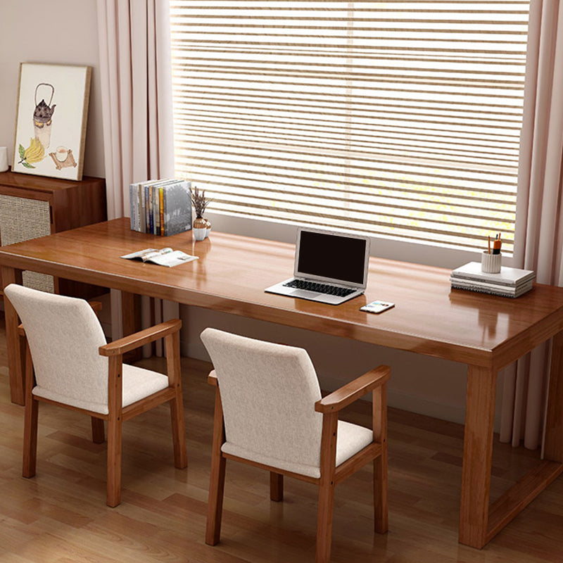 Contemporary Style Office Desk Rectangular Shape Task Desk with 2 Legs