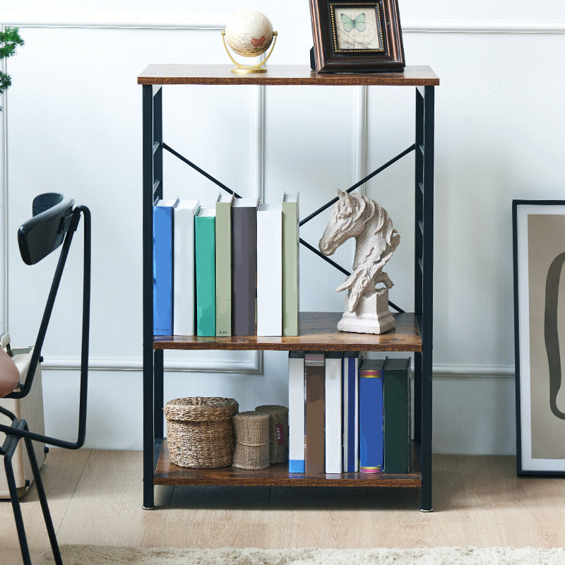 Mid Century Modern Bookcase Shelves Included for Home Office