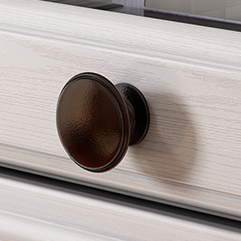 White Closed Back Shelf Bookcase Cabinets Included for Home Office