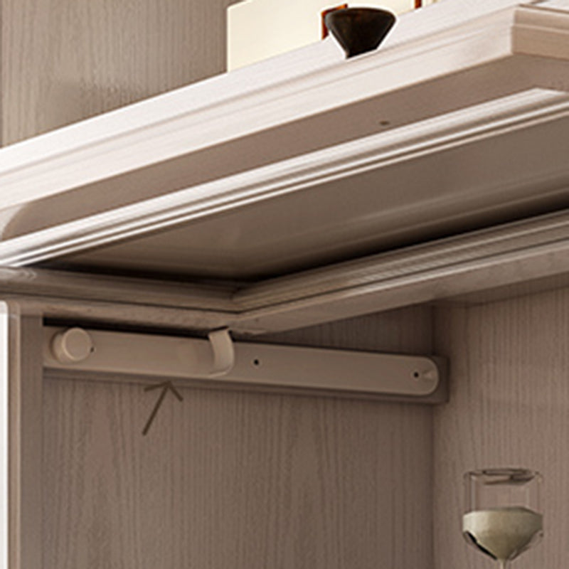 White Closed Back Shelf Bookcase Cabinets Included for Home Office