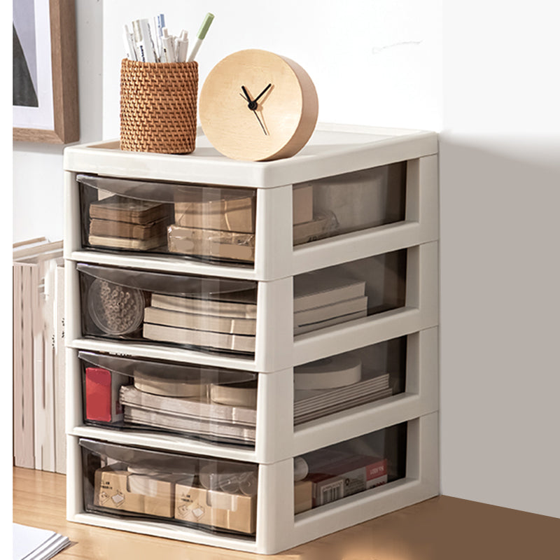Modern Vertical Filing Cabinet Transparent Plastic Drawers File Cabinet
