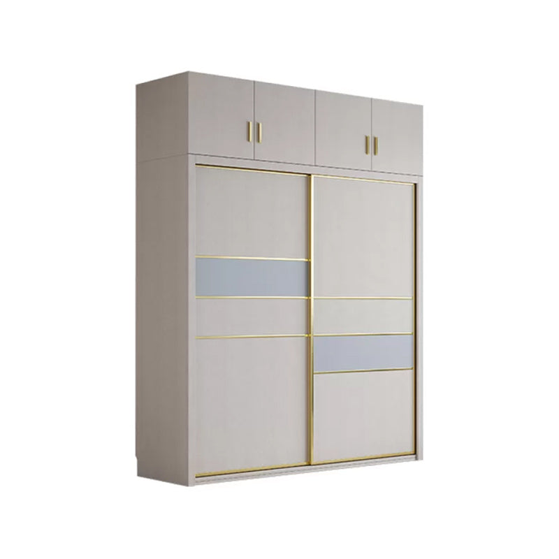 Sliding Wardrobe Closet with Shelves Contemporary Wardrobe Cabinet