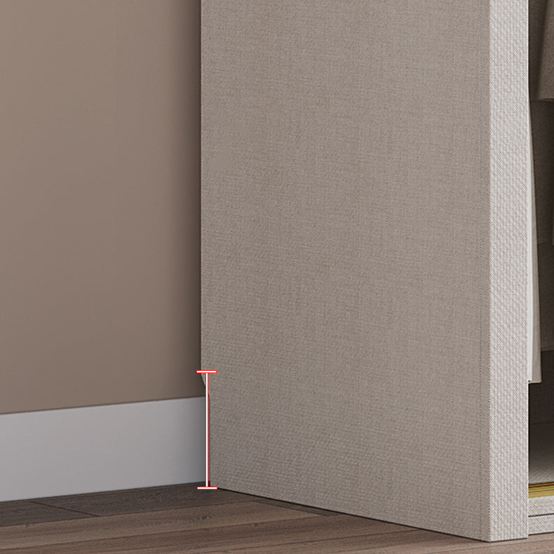 Sliding Wardrobe Closet with Shelves Contemporary Wardrobe Cabinet